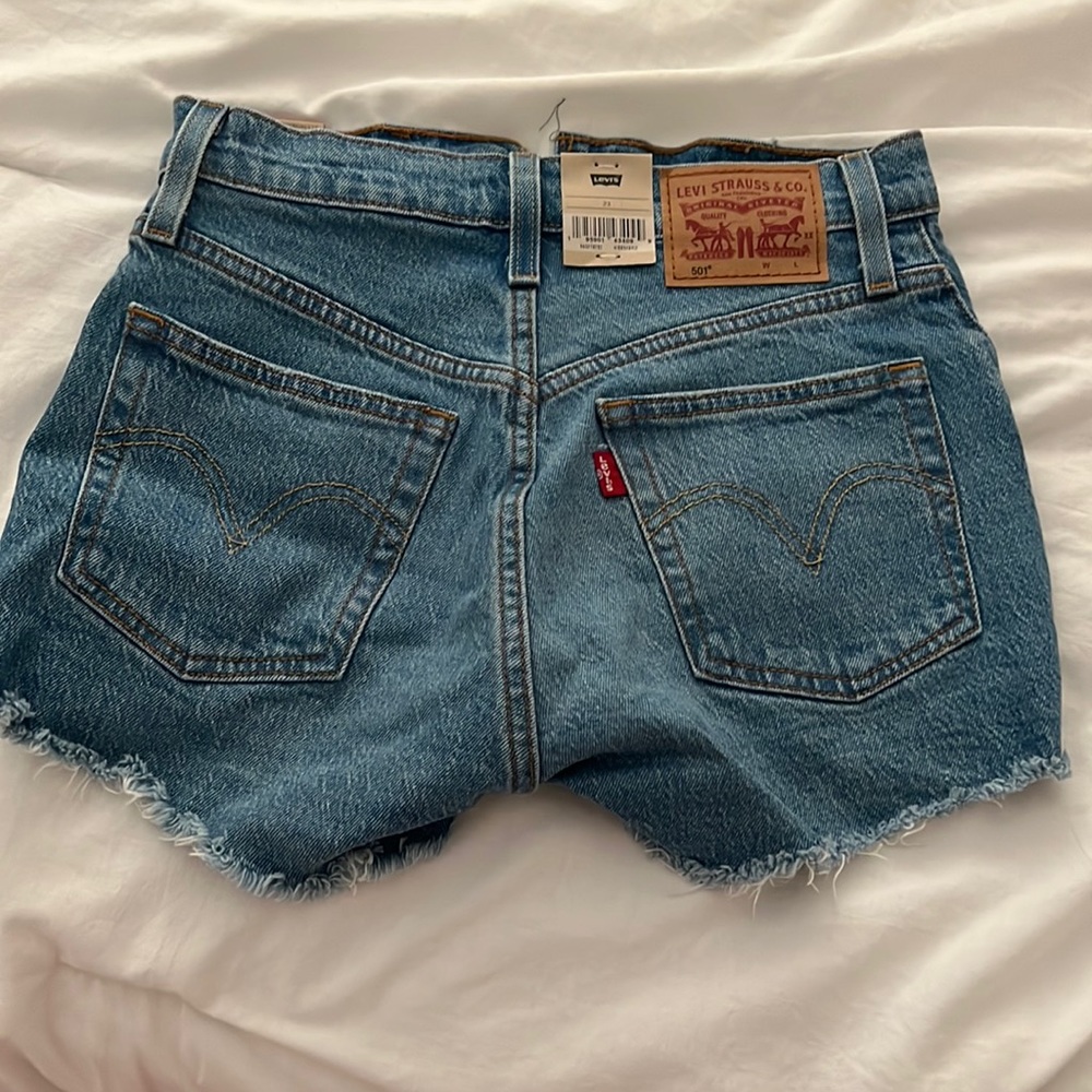 Levi 501 high rise shorts